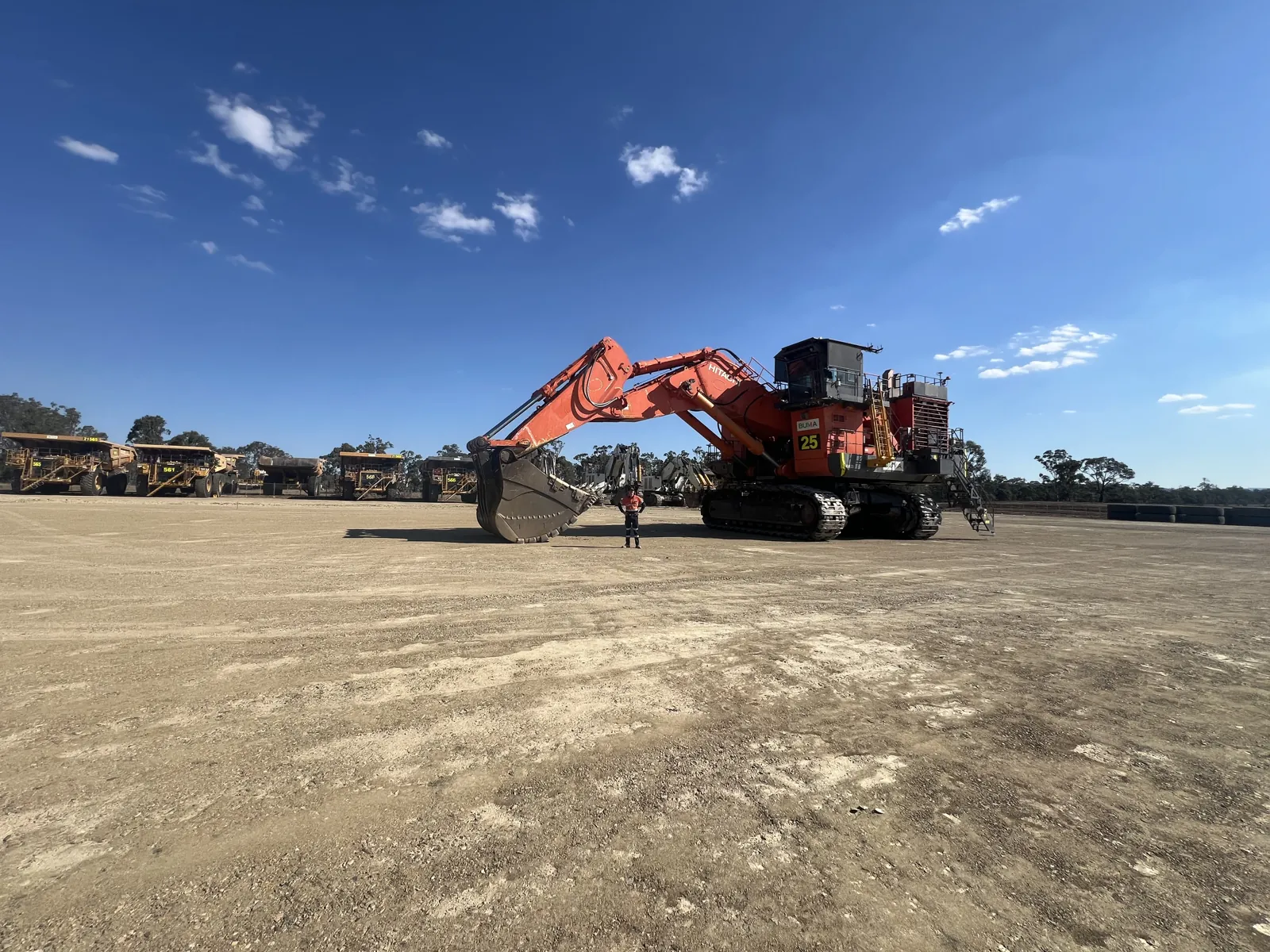 Hitachi mining excavator